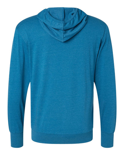 Kastlfel Unisex RecycledSoft™ Hooded Long Sleeve T-Shirt 4022 #color_Breaker Blue