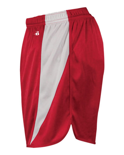 Alleson Athletic Youth Stride Shorts 2273 #color_Red/ White