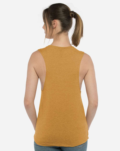 Next Level Women’s Festival Muscle Tank 5013 #colormdl_Antique Gold
