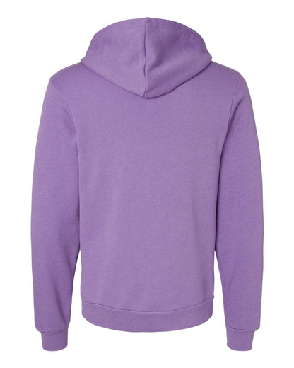 BELLA + CANVAS Sponge Fleece Hoodie 3719 #color_Heather Team Purple