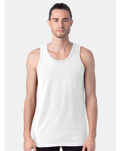 ComfortWash by Hanes Garment-Dyed Unisex Tank Top GDH300 #colormdl_White