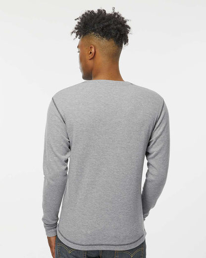 J. America Men's Vintage Thermal Long Sleeve T-Shirt 8238 #colormdl_Oxford