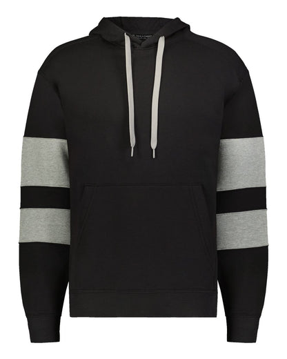 Holloway Unisex Jackson Way Hooded Sweatshirt 229576 #color_Black/ Charcoal Heather