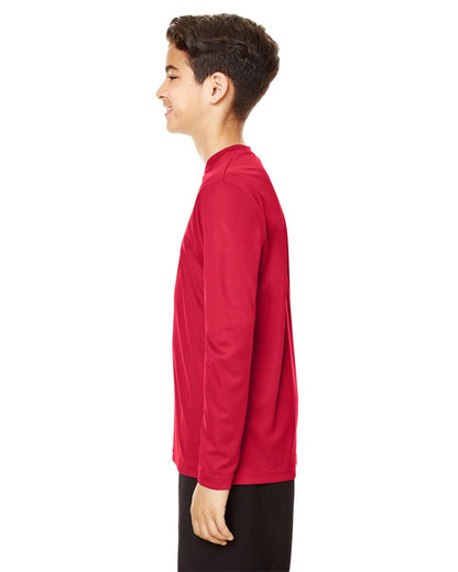 Team 365 Youth Zone Performance Long Sleeve T-Shirt TT11YL #colormdl_Sport Red