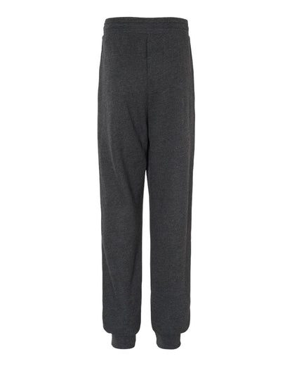 BELLA + CANVAS Youth Jogger Sweatpants 3727Y #color_Dark Grey Heather