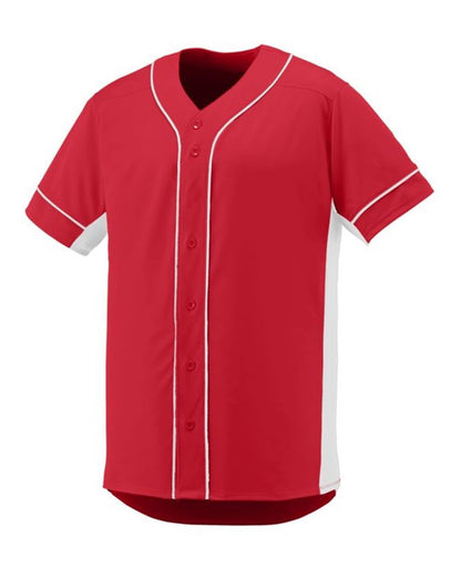 Augusta Sportswear Youth Slugger Jersey 1661 #color_Red/ White