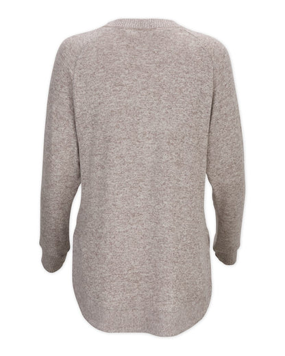 Boxercraft Women's Cuddle Oversize Pullover Sweater BW1102 #color_Espresso Heather