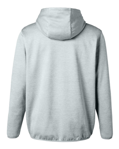 HUK Men's Coldfront+ Performance Hooded Sweatshirt H130093 #color_Harbor Mist Heather