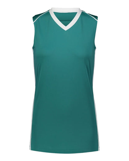 Augusta Sportswear Girls' Rover Jersey 1688 #color_Teal/ White