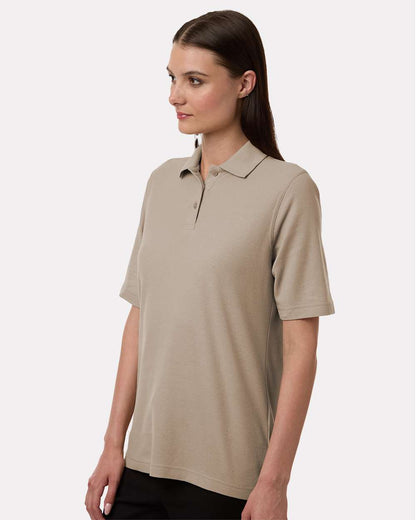 Harriton Women's Maverick CVC Pique Polo M105W #colormdl_Khaki