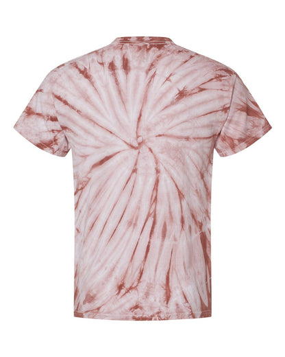 Dyenomite Cyclone Pinwheel Tie-Dyed T-Shirt 200CY #color_Copper