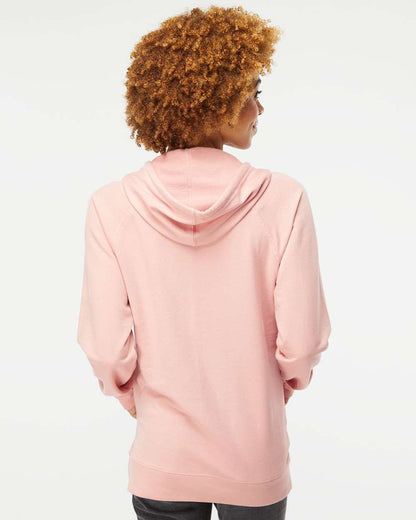 Independent Trading Co. Icon Lightweight Loopback Terry Hooded Sweatshirt SS1000 #colormdl_Rose