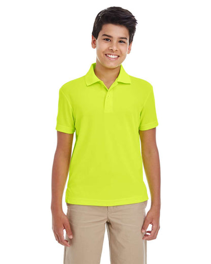 CORE365 Youth Origin Performance Piqué Polo 88181Y #colormdl_Safety Yellow
