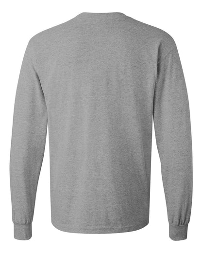 Gildan Unisex Heavy Cotton™ Long Sleeve T-Shirt 5400 #color_Sport Grey