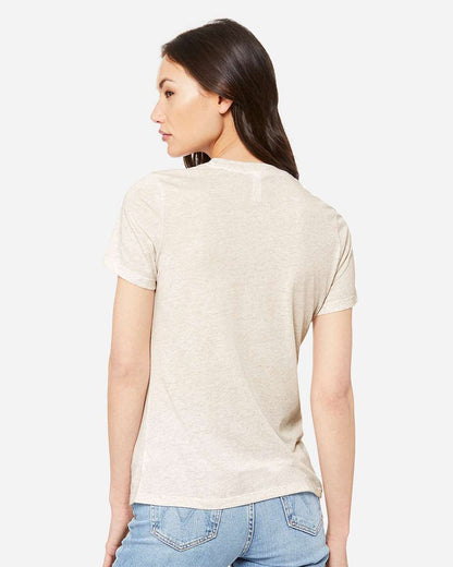 BELLA + CANVAS Women’s Relaxed Fit Triblend Tee 6413 #colormdl_Oatmeal Triblend