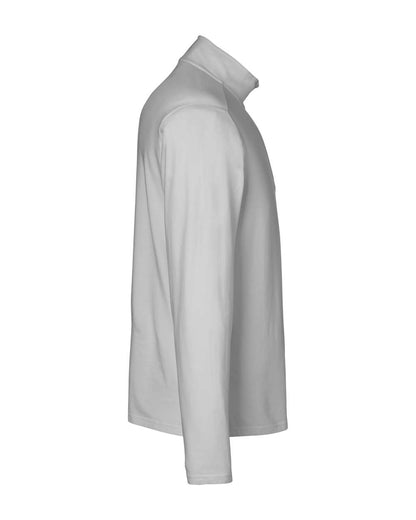 Devon & Jones Men's Raleigh Stretch Quarter-Zip Pullover DG425 #color_Grey