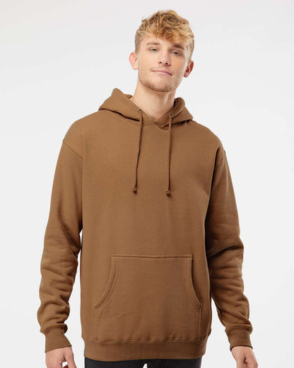 Independent Trading Co. Unisex Heavyweight Hooded Sweatshirt IND4000 #colormdl_Saddle