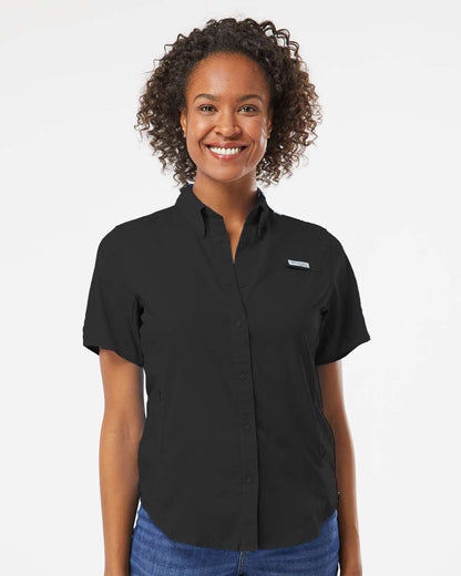 Columbia Women's PFG Tamiami™ II Short Sleeve Shirt 212466 #colormdl_Black