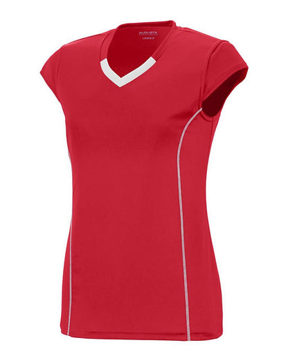 Augusta Sportswear Women's Blash Jersey 1218 #color_Red/ White