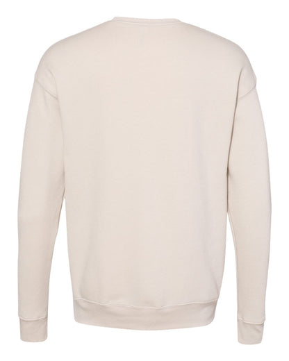 BELLA + CANVAS Unisex Sponge Fleece Drop Shoulder Crewneck Sweatshirt 3945 #color_Heather Dust