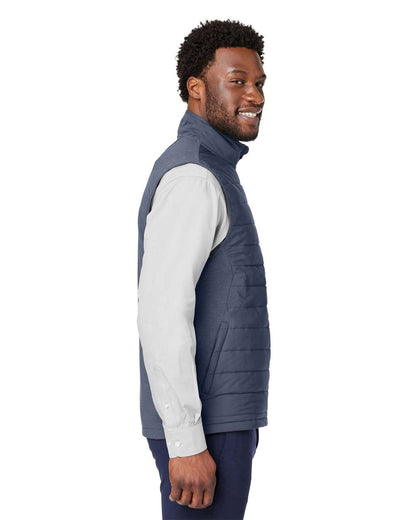 Devon & Jones Men's New Classics® Charleston Hybrid Vest DG706 #colormdl_Navy Melange/ Navy
