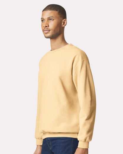 Gildan Unisex Softstyle® Midweight Crewneck Sweatshirt SF000 #colormdl_Yellow Haze