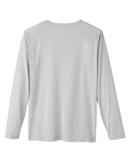 CORE365 Unisex Fusion ChromaSoft™ Performance Long Sleeve T-Shirt CE111L #color_Platinum