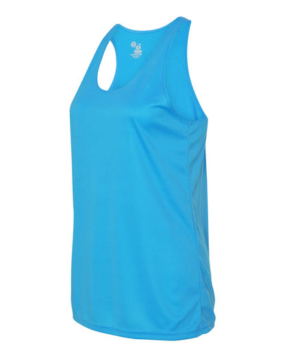 Badger Women’s B-Core Racerback Tank Top 4166 #color_Electric Blue