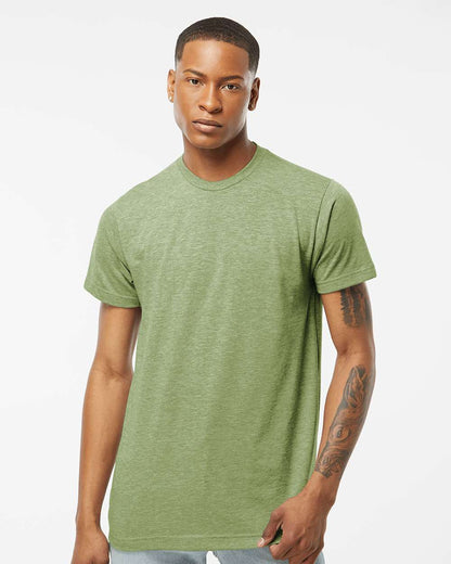 Tultex Poly-Rich T-Shirt 241 #colormdl_Heather Green