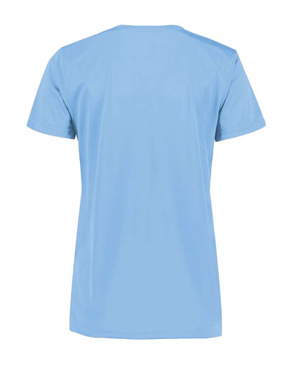 Augusta Sportswear Women's Nexgen Wicking V-Neck T-Shirt 1790 #color_Columbia Blue