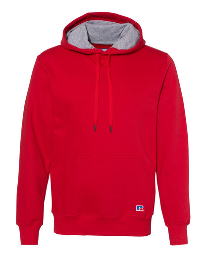 Russell Athletic Unisex Cotton Rich Fleece Hooded Sweatshirt 82ONSM #color_True Red