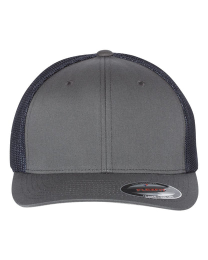 Flexfit Trucker Cap 6511 #color_Charcoal/ Navy