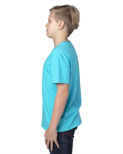 Threadfast Apparel Youth Ultimate CVC T-Shirt 600A #colormdl_Pacific Blue