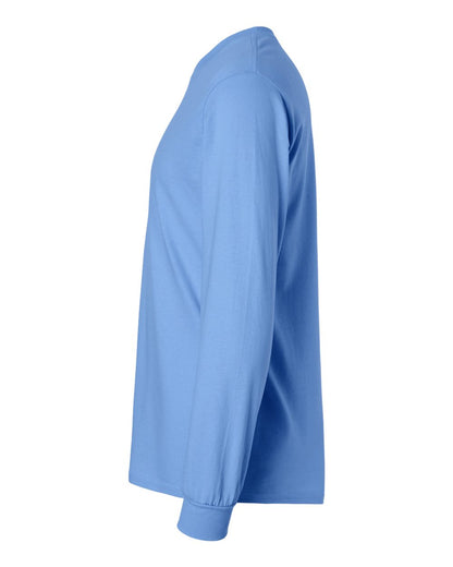 Gildan Unisex Ultra Cotton® Long Sleeve T-Shirt 2400 #color_Carolina Blue