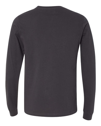BELLA + CANVAS Unisex Jersey Long Sleeve Tee 3501 #color_Dark Grey