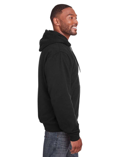 Berne Apparel Men's Heritage Thermal Lined Hooded Sweatshirt SZ101 #colormdl_Black