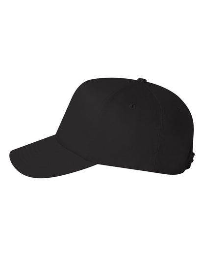 Valucap Five-Panel Twill Cap 8869 #color_Black
