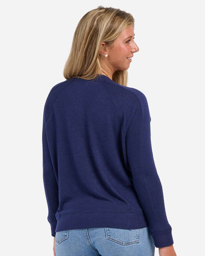Boxercraft Women's Cuddle V-Neck Pullover BW1201 #colormdl_Navy