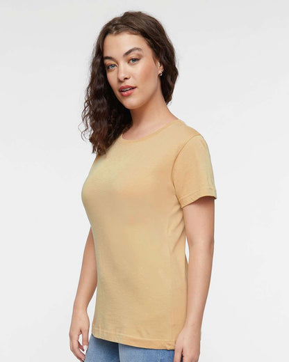 LAT Women's Fine Jersey Tee 3516 #colormdl_Latte