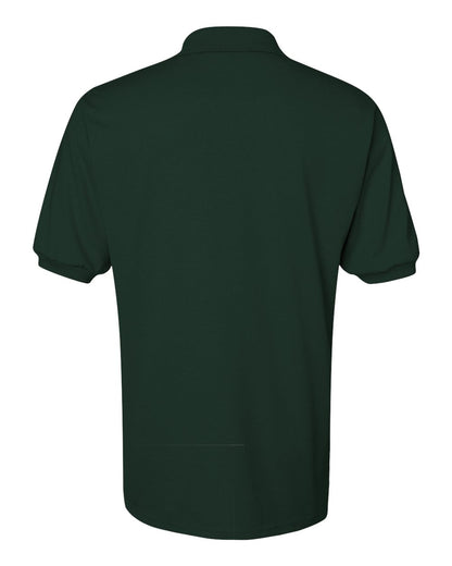 JERZEES Men's SpotShield® 50/50 Polo 437MSR #color_Forest Green