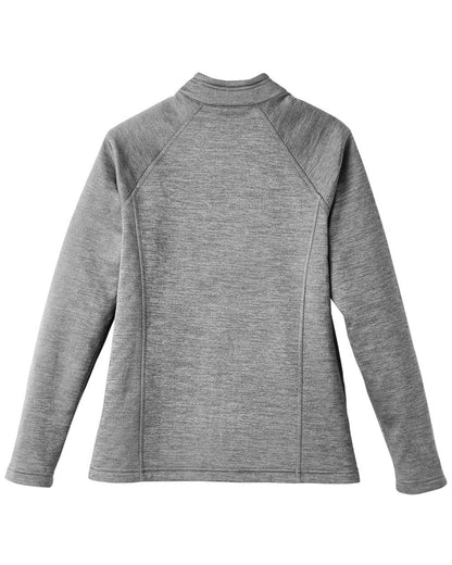 North End Women's Flux 2.0 Full-Zip Jacket NE712W #color_Light Heather/ Carbon