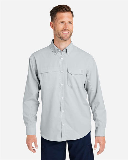 HUK Men's Tide Point Pocket Fishing Shirt H150172 #colormdl_Harbor Mist