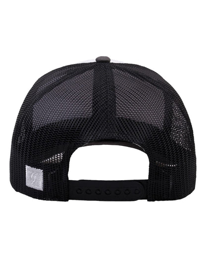 The Game Everyday Trucker Cap GB452E #color_White/ Charcoal/ Black