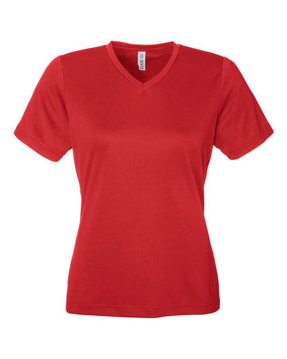 Team 365 Women's Zone Performance Mesh T-Shirt TT15W #color_Sport Scarlet Red