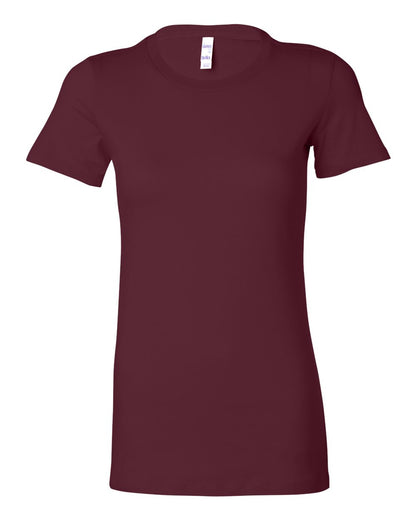 BELLA + CANVAS Women's Slim Fit Tee 6004 #color_Maroon