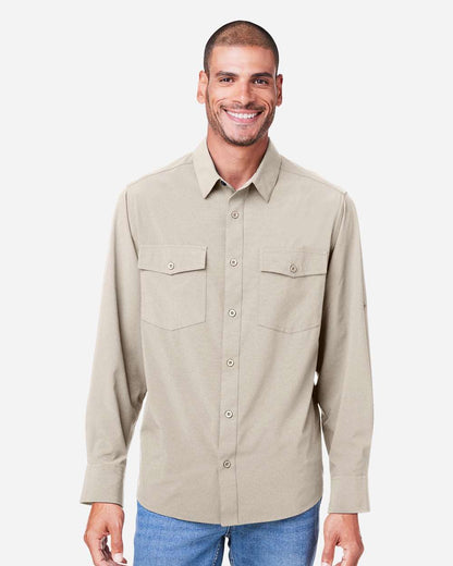 CORE365 Men's Ultra UVP® Marina Shirt CE510L #colormdl_Stone