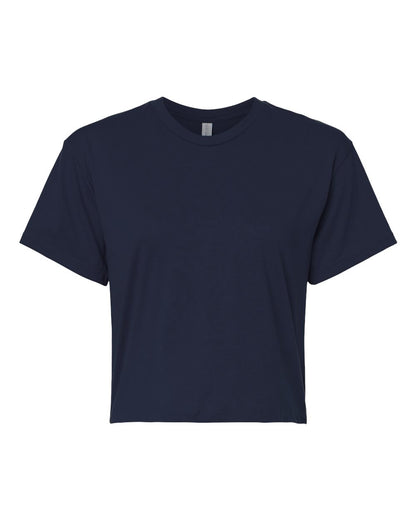 Next Level Women's Ideal Crop Top 1580 #color_Midnight Navy