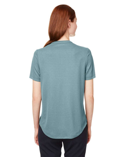 North End Women's Replay Recycled Polo NE102W #colormdl_Opal Blue