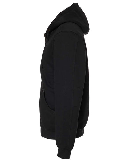 DRI DUCK Men's Crossfire Heavyweight Power Fleece Hooded Jacket with Thermal Lining 7033 #color_Black