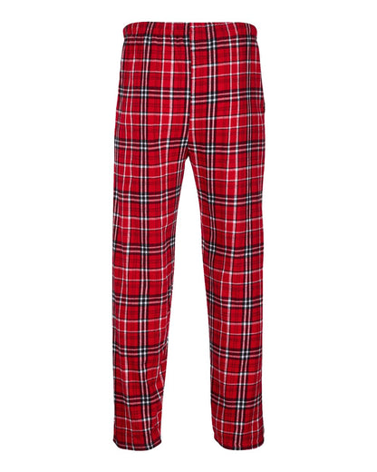 Boxercraft Harley Flannel Pants BM6624 #color_Red/ White